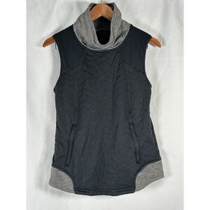Under Armour Coldgear Reactor 3G Quilted Vest Zip Pockets Adjust Cowl Neck, L